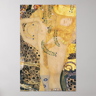 Gustav Klimt - Water Serpents I Poster
