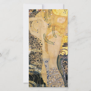 Gustav Klimt - Water Serpents I Thank You Card