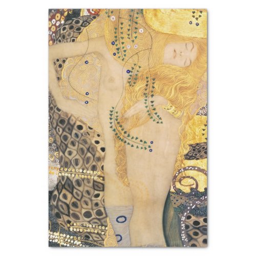 Gustav Klimt _ Water Serpents I Tissue Paper