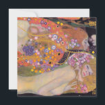 Gustav Klimt - Water Serpents II Invitation<br><div class="desc">Water Serpents II / Wasserschlangen II - Gustav Klimt,  Oil on canvas,  1904-1907</div>