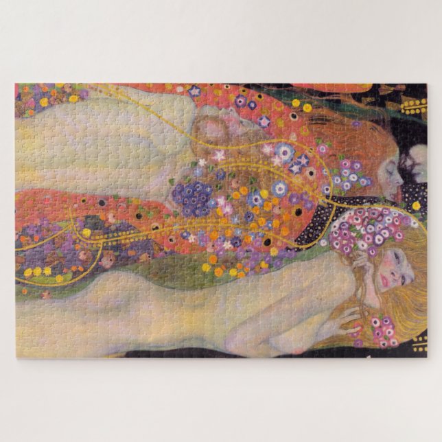 Gustav Klimt - Water Serpents II Jigsaw Puzzle (Horizontal)