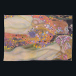 Gustav Klimt - Water Serpents II Kitchen Towel<br><div class="desc">Water Serpents II / Wasserschlangen II - Gustav Klimt,  Oil on canvas,  1904-1907</div>