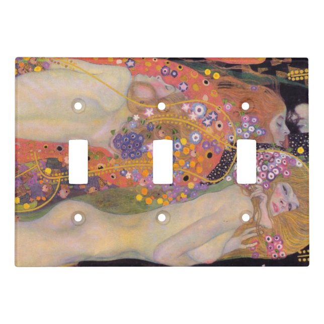 Gustav Klimt - Water Serpents II Light Switch Cover (Front)