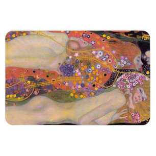Gustav Klimt - Water Serpents II Magnet