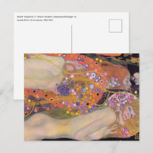 Gustav Klimt - Water Serpents II Postcard
