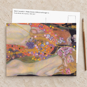 Gustav Klimt - Water Serpents II Postcard
