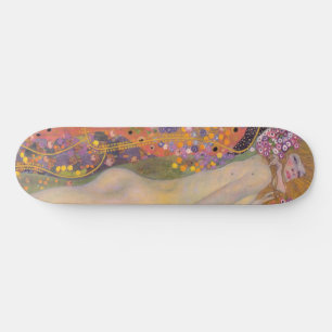 Gustav Klimt - Water Serpents II Skateboard