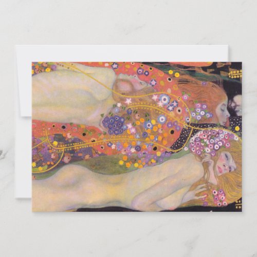 Gustav Klimt _ Water Serpents II Thank You Card