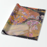 Gustav Klimt - Water Serpents II Wrapping Paper<br><div class="desc">Water Serpents II / Wasserschlangen II - Gustav Klimt,  Oil on canvas,  1904-1907</div>