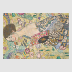 Gustav Klimt Woman with a Fan Decoupage Tissue Paper