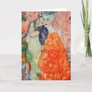 Gustav Klimt - Women Friends Card