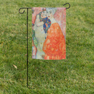 Gustav Klimt - Women Friends Garden Flag