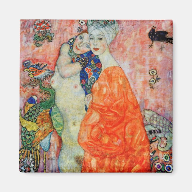 Gustav Klimt - Women Friends Magnet (Front)