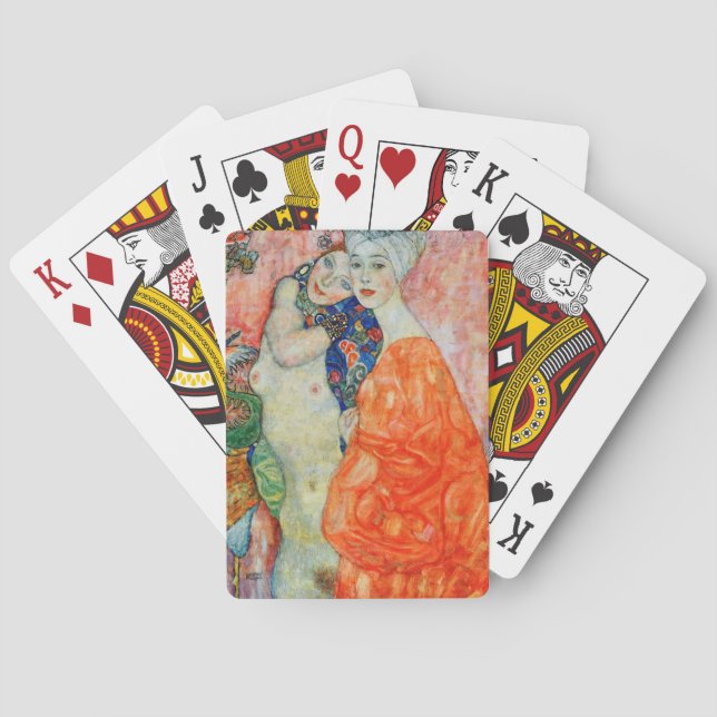 Gustav Klimt - Women Friends Poker Cards (Back)