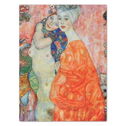 Gustav Klimt _ Women Friends Tissue Paper