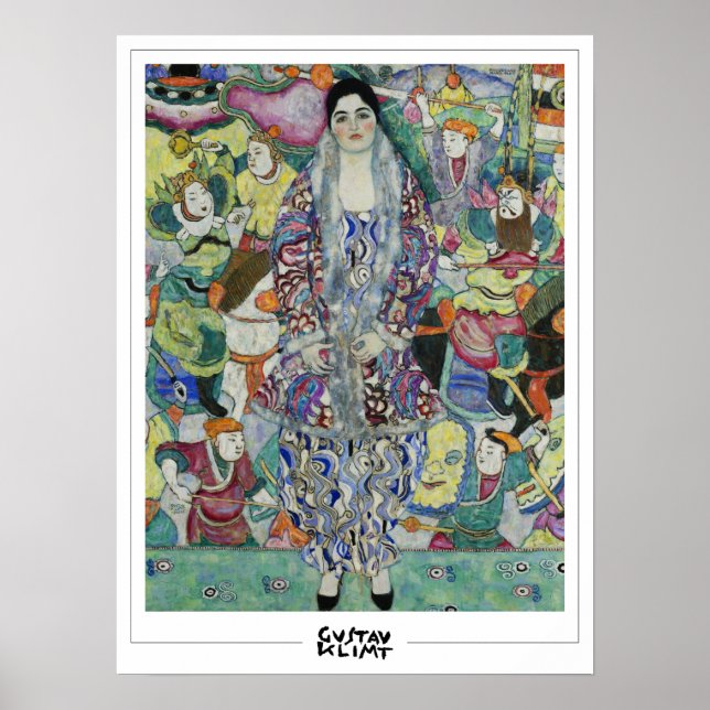 Gustav Klimt Zedign Art Poster #85 (Front)