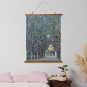 Gustav Klimt's Allee at Schloss Kammer painting.  Hanging Tapestry