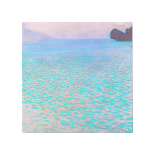 Gustav Klimt's Attersee  famous painting.  Gallery Wrap