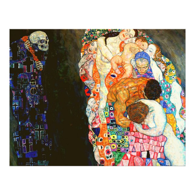 Gustav Klimt's Death and Life painting.  Photo Print (Front)
