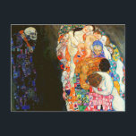 Gustav Klimt's Death and Life painting.  Postcard<br><div class="desc">Gustav Klimt's Death and Life painting. Postcard.</div>