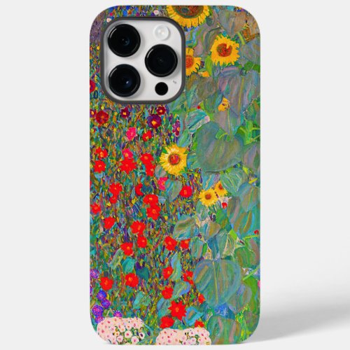 Gustav Klimts Farm Garden with Sunflowers  Case_Mate iPhone 14 Pro Max Case