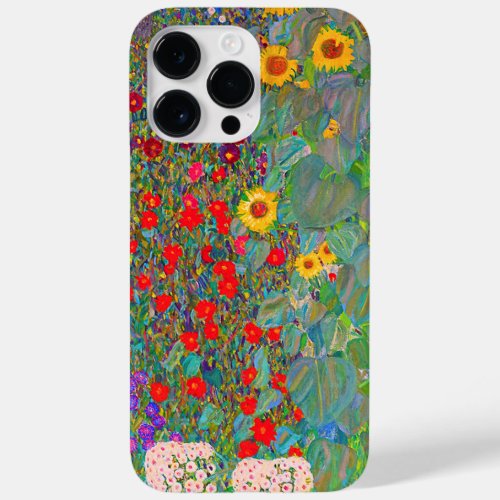 Gustav Klimts Farm Garden with Sunflowers   Case_Mate iPhone 14 Pro Max Case