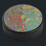 Gustav Klimt's Farm Garden with Sunflowers    Hockey Puck<br><div class="desc">Gustav Klimt's Farm Garden with Sunflowers  Hockey Puck.</div>