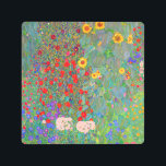 Gustav Klimt's Farm Garden with Sunflowers   Metal Print<br><div class="desc">Gustav Klimt's Farm Garden with Sunflowers  Metal Print.</div>