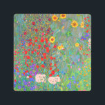 Gustav Klimt's Farm Garden with Sunflowers   Metal Print<br><div class="desc">Gustav Klimt's Farm Garden with Sunflowers  Metal Print.</div>
