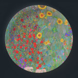 Gustav Klimt's Farm Garden with Sunflowers   Paper Plates<br><div class="desc">Gustav Klimt's Farm Garden with Sunflowers Paper Plates.</div>