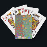 Gustav Klimt's Farm Garden with Sunflowers Poker Cards<br><div class="desc">Gustav Klimt's Farm Garden with Sunflowers Playing Cards .</div>