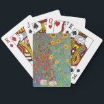 Gustav Klimt's Farm Garden with Sunflowers Poker Cards<br><div class="desc">Gustav Klimt's Farm Garden with Sunflowers Playing Cards .</div>