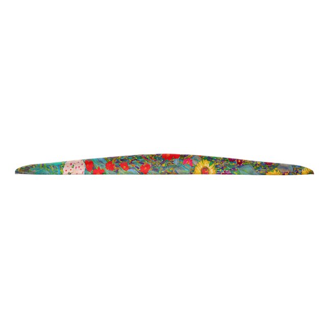 Gustav Klimt's Farm Garden with Sunflowers    Tie Headband (Back)