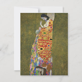 Gustav Klimt's Hope II (1907-1908) Postcard