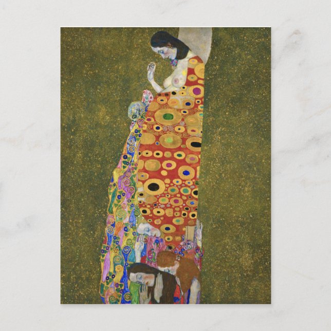 Gustav Klimt's Hope II (1907-1908) Postcard (Front)