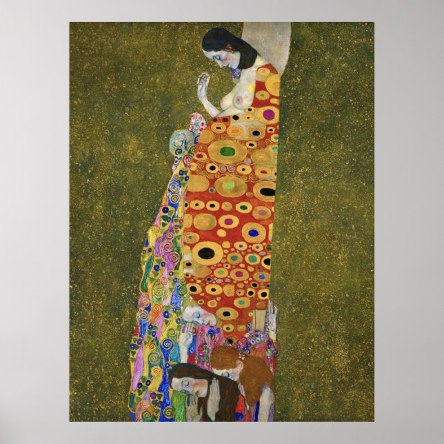 Gustav Klimt's Hope II (1907-1908) Poster (Front)