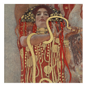 Gustav Klimt's Hygieia famous painting. Acrylic Print