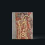 Gustav Klimt's Hygieia famous painting.  Postcard<br><div class="desc">Gustav Klimt's Hygieia famous painting. Postcard.</div>