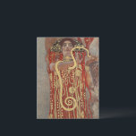 Gustav Klimt's Hygieia famous painting.  Postcard<br><div class="desc">Gustav Klimt's Hygieia famous painting. Postcard.</div>