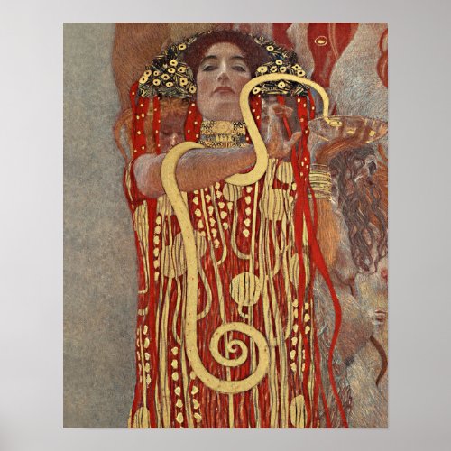 Gustav Klimts Hygieia Poster