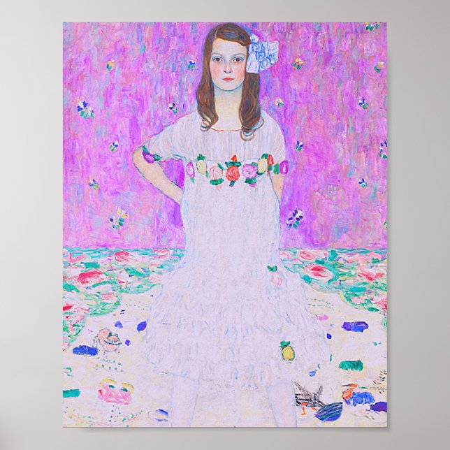 Gustav Klimt's Mäda Primavesi painting  Poster (Front)