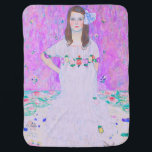 Gustav Klimt's Mäda Primavesi paintng  Baby Blanket<br><div class="desc">Gustav Klimt's Mäda Primavesi paintng baby blanket.</div>