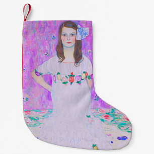 Gustav Klimt's Mäda Primavesi paintng    Small Christmas Stocking