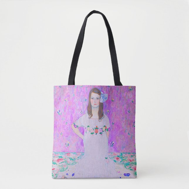 Gustav Klimt's Mäda Primavesi paintng    Tote Bag (Front)