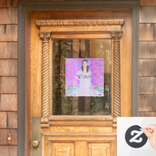 Gustav Klimt's Mäda Primavesi paintng    Window Cling