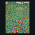 Gustav Klimt's painting, Mohnfeld Poster<br><div class="desc">Mohnfeld,  famous landscape painting by Gustav Klimt.</div>