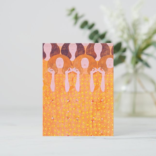 Gustav Klimt's painting   Postcard (Standing Front)