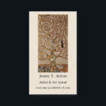 Gustav Klimt's Painting "The Tree of Life"  (1909) Business Card<br><div class="desc">This Austrian Symbolist painting detail is a classic artwork that has passed into the public domain and makes wonderful gifts and other products. Klimt (1862-1918) was one of the primary members of the Vienna Secession movement. His work is characterized by sensualism, often involving eroticized and amorous figures. His paintings fetch...</div>