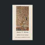 Gustav Klimt's Painting "The Tree of Life"  (1909) Business Card<br><div class="desc">This Austrian Symbolist painting detail is a classic artwork that has passed into the public domain and makes wonderful gifts and other products. Klimt (1862-1918) was one of the primary members of the Vienna Secession movement. His work is characterized by sensualism, often involving eroticized and amorous figures. His paintings fetch...</div>