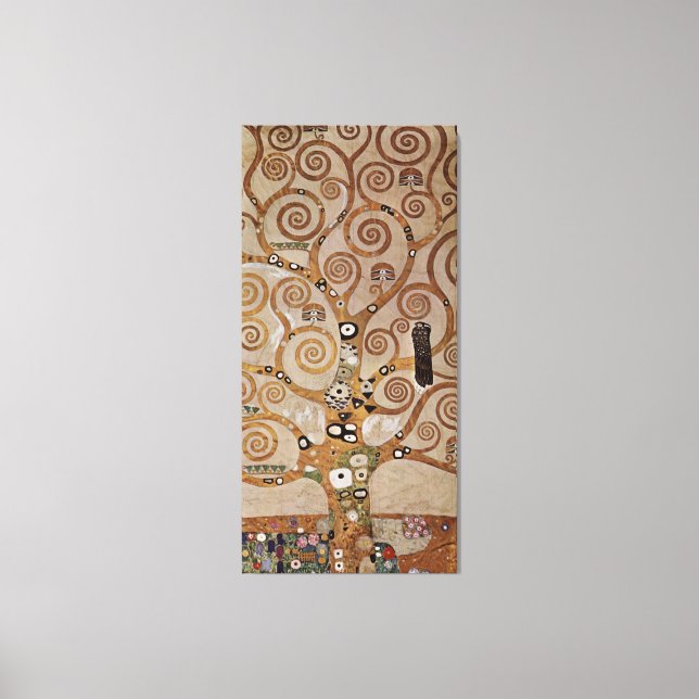 Gustav Klimt's Painting "The Tree of Life"  (1909) Canvas Print (Front)